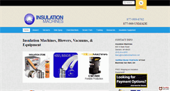 Desktop Screenshot of insulationmachines.net