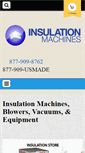 Mobile Screenshot of insulationmachines.net